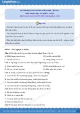 Đề thi học kì 2 KHTN 6 Kết nối tri thức - Đề 1